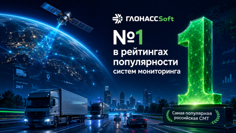 ГЛОНАССSoft вошла в число лидеров российского рынка мониторинга транспорта